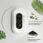 MietzBar - Smart Edelstahl Katzenbrunnen 3,2L – Leiser Wasserspender mit Filtersystem inkl. 8 Ersatzfilter