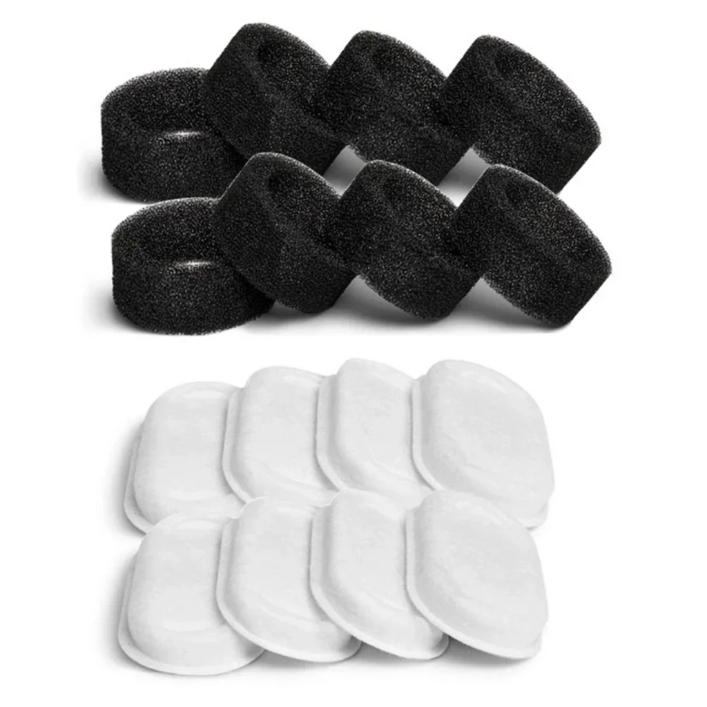 MietzBar - Smart Edelstahl Katzenbrunnen 3,2L – Leiser Wasserspender mit Filtersystem inkl. 8 Ersatzfilter